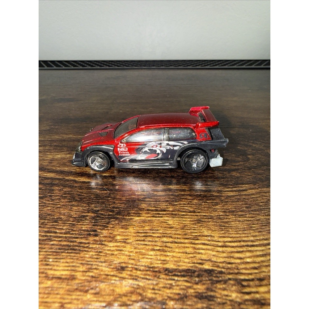Hot Wheels Flight '03 Red Tuner Hatchback Spoiler Diecast Car‎ Mattel 2002